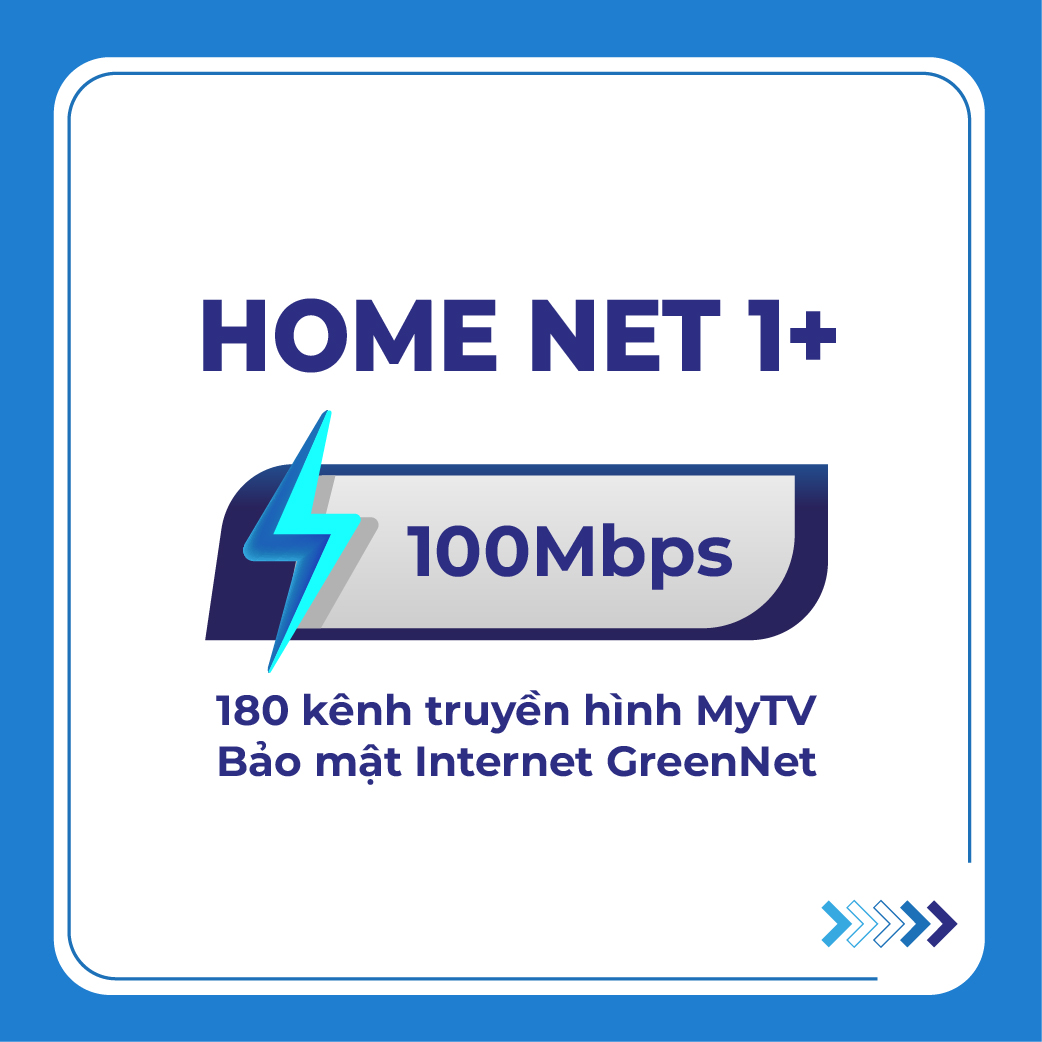 HOME NET 1 + (ngoại thành Hà Nội, TP.HCM & 61 T/TP)